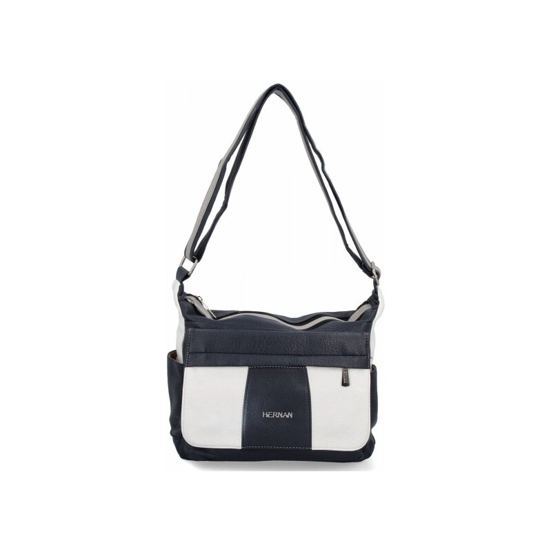 Dámská kabelka listonoška Hernan tmavo modrá 0677-1 62353489