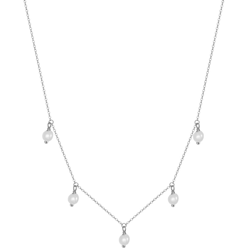 MAJYA Strieborná retiazka s perlami CARLEEN 11633 64582704