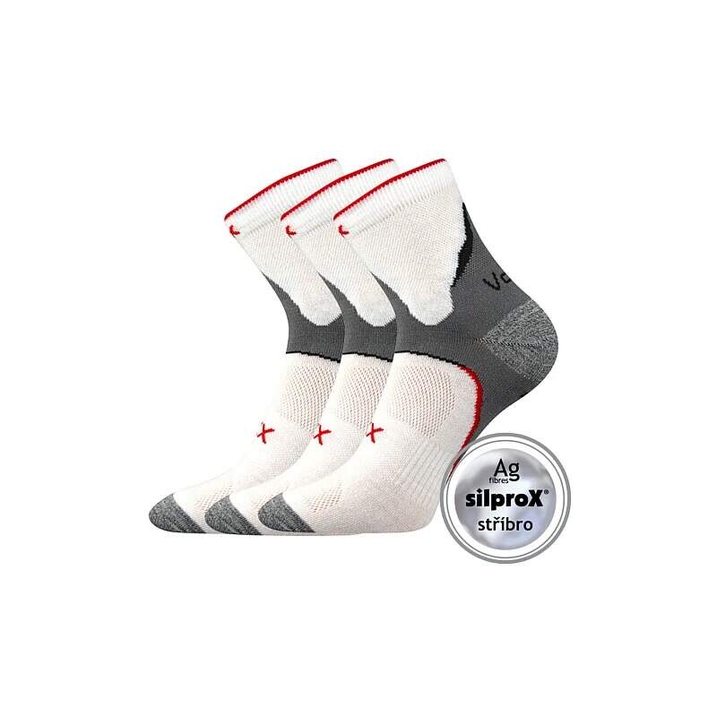 MAXTER antibakteriálne ponožky so striebrom VoXX biela 35-38 3 páry 62353527
