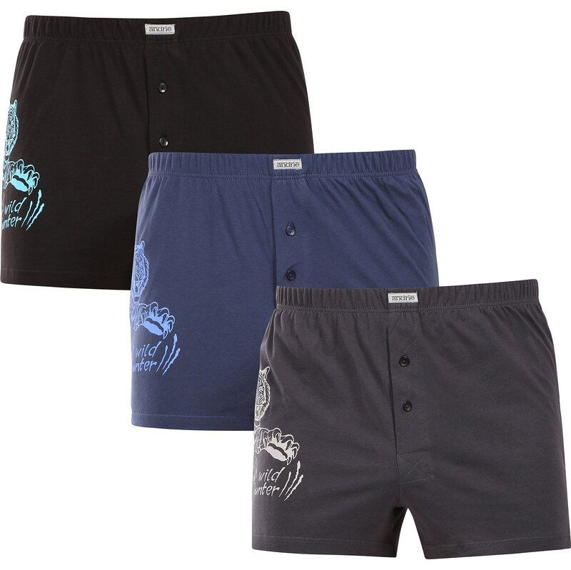 3PACK pánske trenky Andrie viacfarebné (PS 5853) 62353677