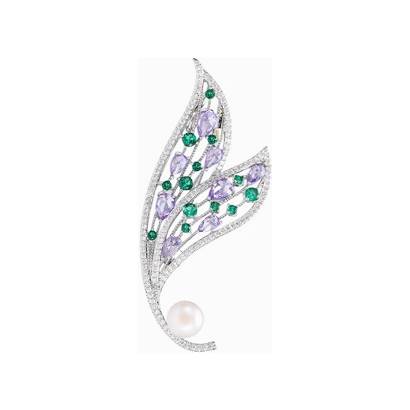 SWAROVSKI Elements Swarovski e. luxusná brošňa na šaty Eternal Prism 62362051