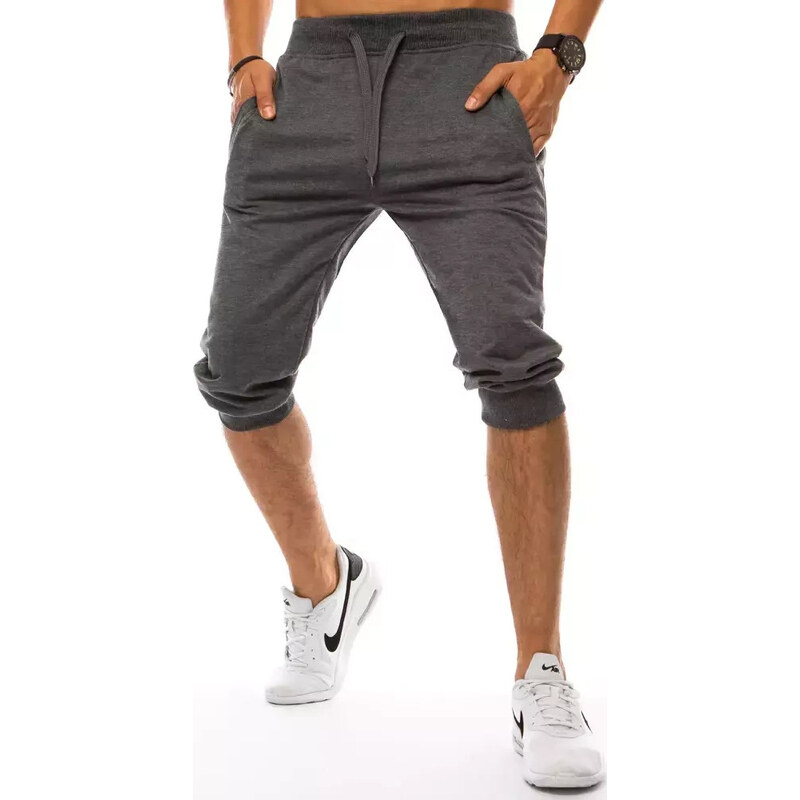 BASIC Antracitové pánske 3/4 nohavice SX1533 25681362