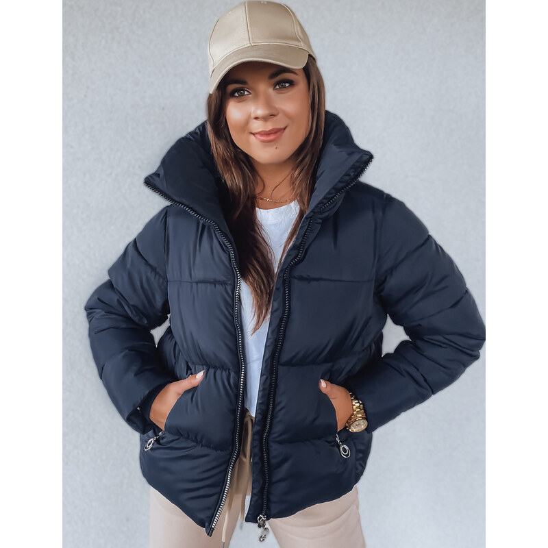 BASIC Tmavomodrá zimná bunda s golierom BUENO TY2898 34902104