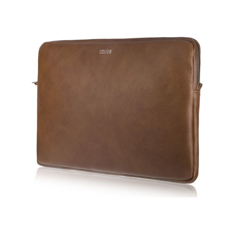 SOLIER Kožené hnedé puzdro na notebook 13 (SA23 13CALI VINTAGE BROWN) 12061729