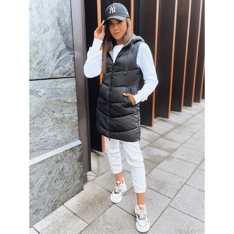 BASIC Čierna-khaki obojstranná vesta ONADE TY3727 46049056