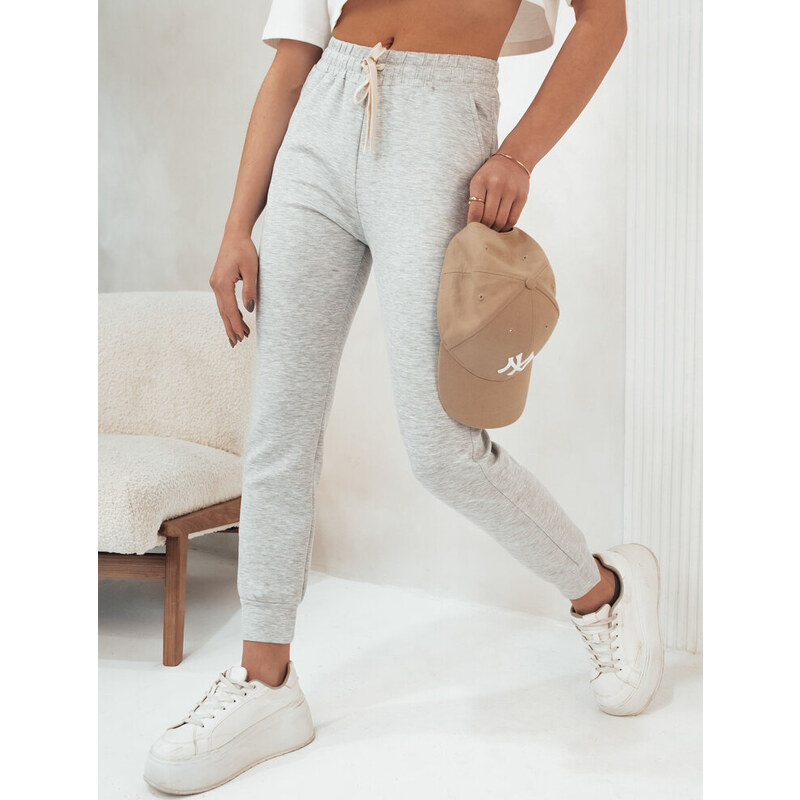 BASIC Sivé dámske tepláky ELLEN UY1816 52672391