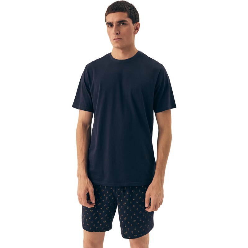 HENDERSON Pánske pyžamo 42601 Shore dark blue 62364750