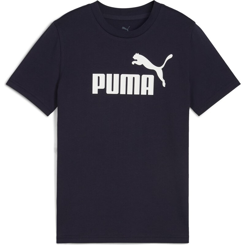 PUMA Tričko ESS No. 1 tmavomodrá / biela 62368553