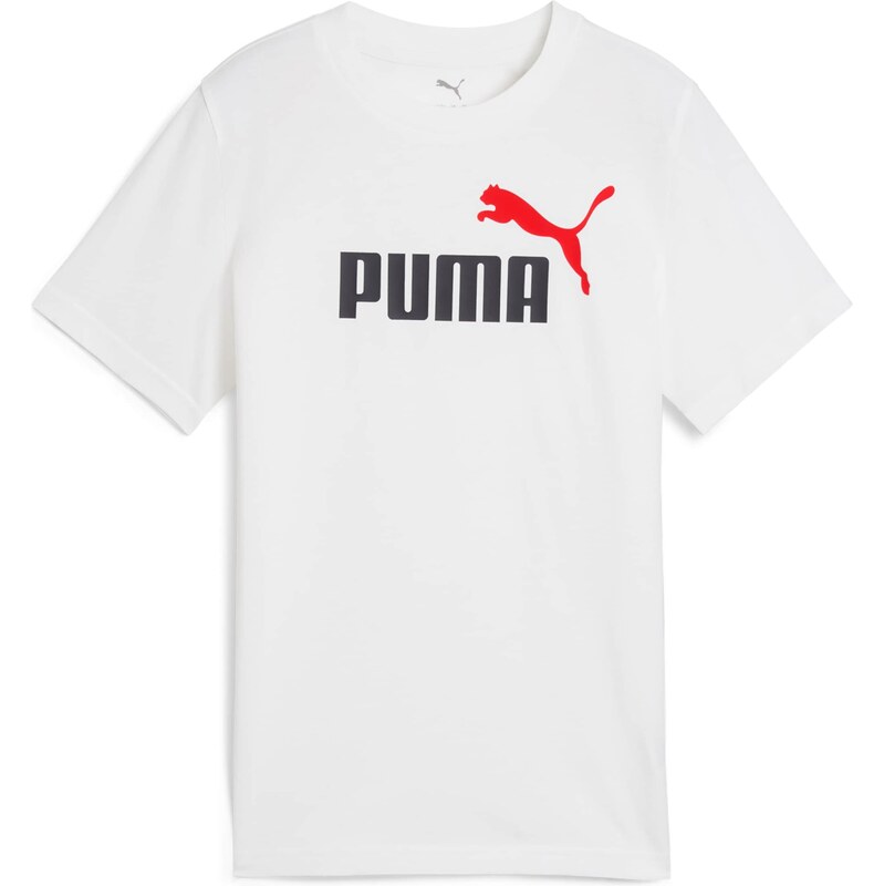 PUMA Tričko Essentials No.1 červená / čierna / biela 62369254