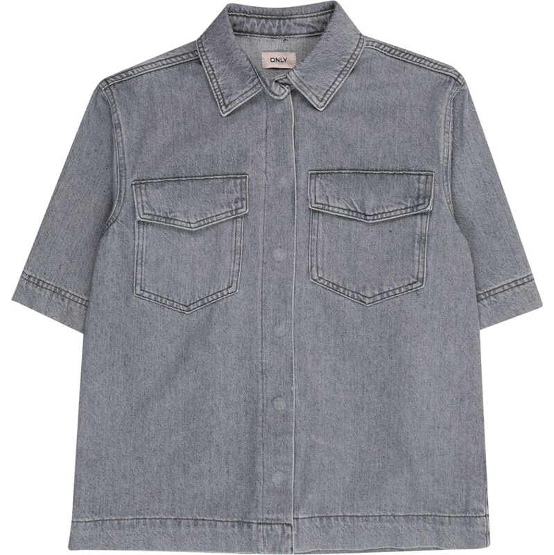 ONLY GIRLS Blúzka sivý denim 62847478