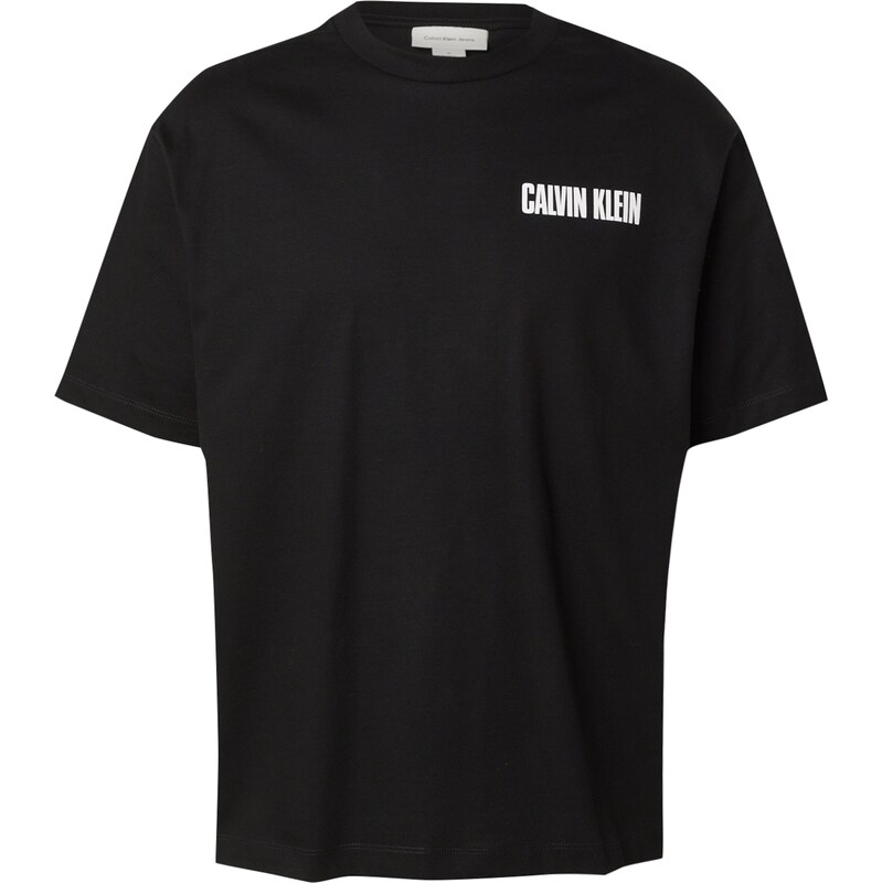 Calvin Klein Jeans Tričko čierna / biela 62369592