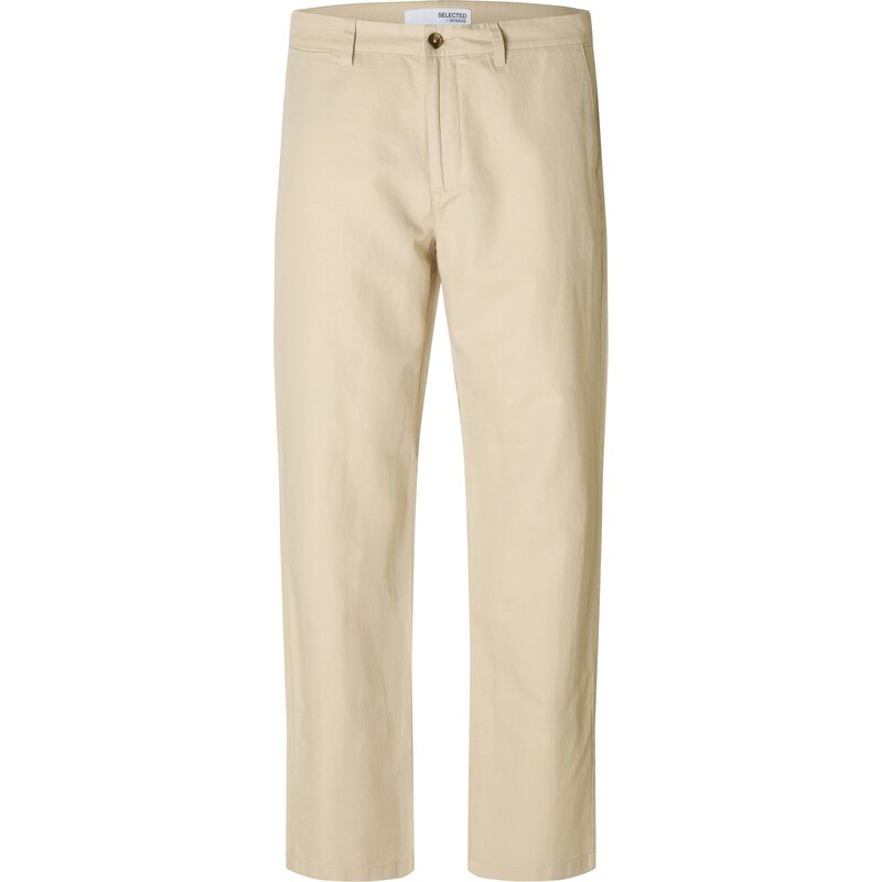 SELECTED Chino nohavice SLHMILES SUN krémová 62369671