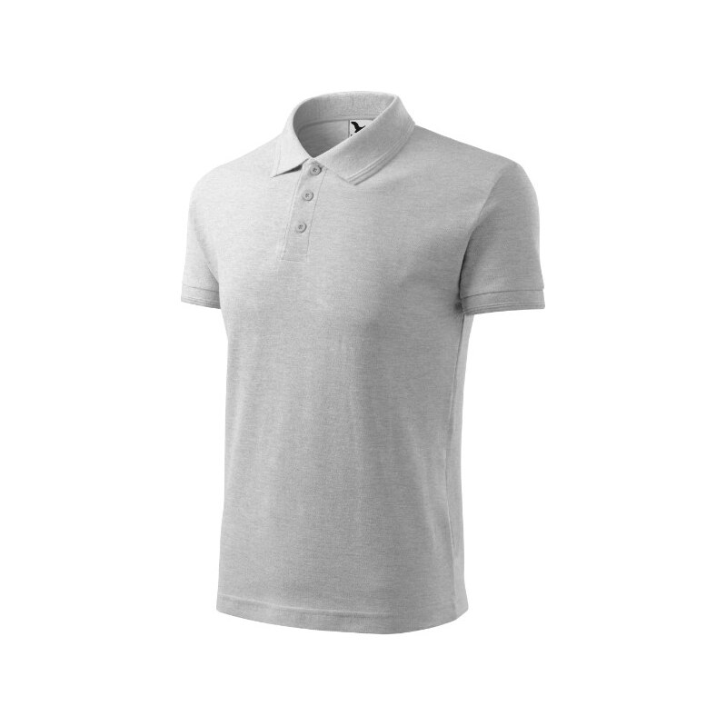 MALFINI, a.s. Pánska polokošeľa Pique svetlo šedá 62367731