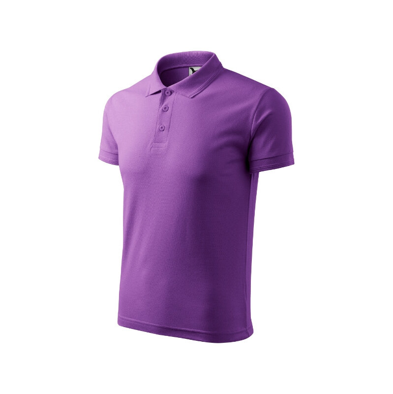 MALFINI, a.s. Pánska polokošeľa Pique fialová 62367749