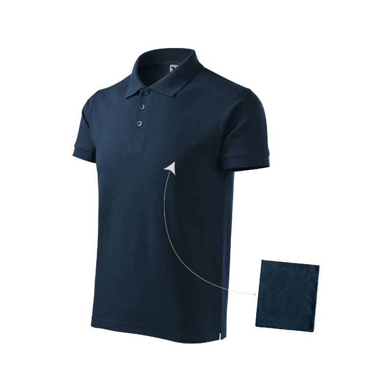 MALFINI, a.s. Bavlnená polokošeľa pánska tmavomodrá 62367768