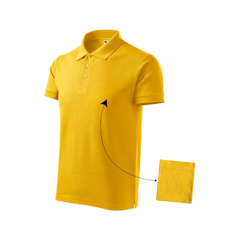 MALFINI, a.s. Bavlnená polokošeľa pánska žltá 62367770