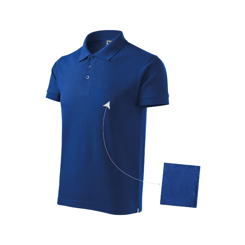 MALFINI, a.s. Bavlnená polokošeľa pánska kráľovská modrá 64555758