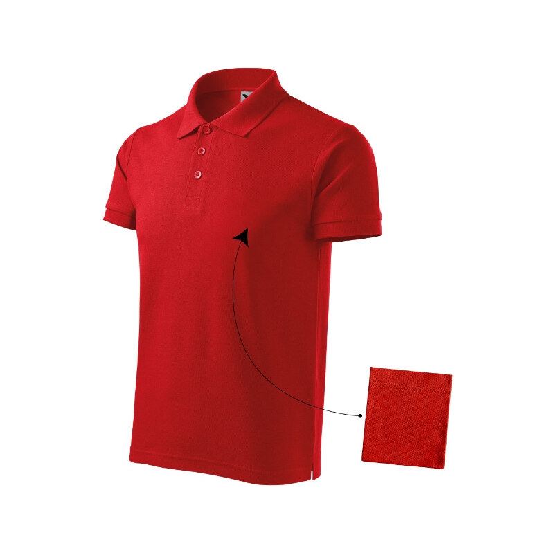 MALFINI, a.s. Bavlnená polokošeľa červená 62367773