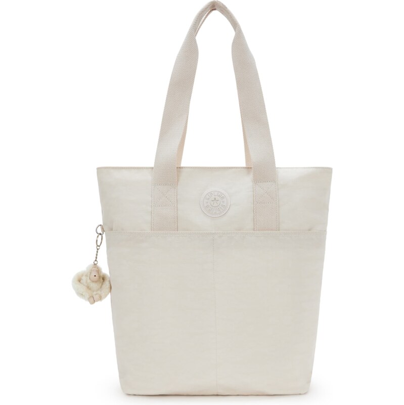 KIPLING Kabelka na rameno Hanifa šedobiela 62529997