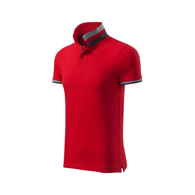 MALFINI, a.s. Polokošeľa Collar Up pánska formula červená 62367829