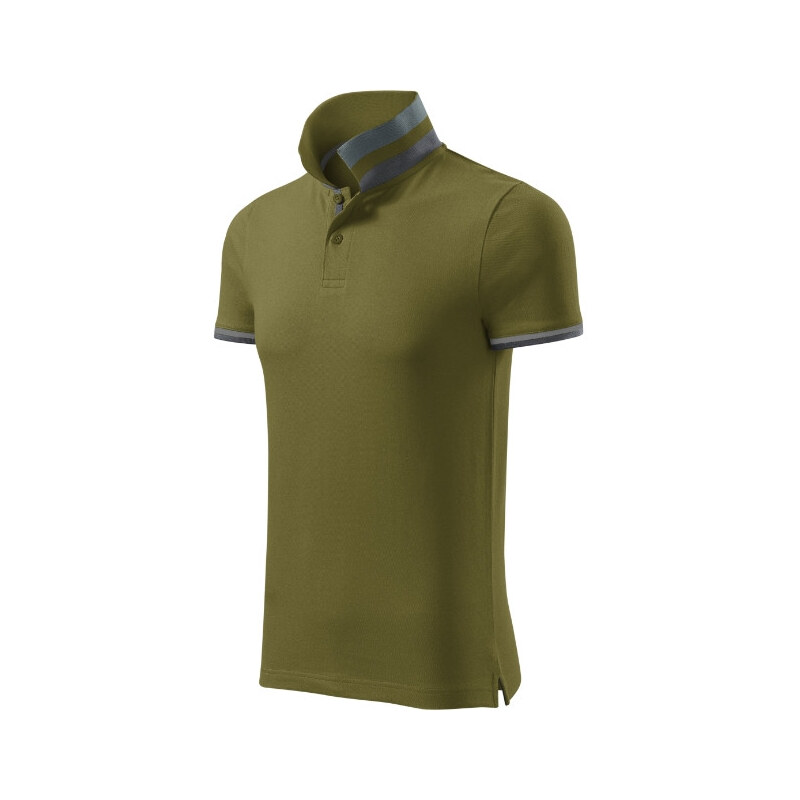 MALFINI, a.s. Polokošeľa Collar Up avokádovo zelená 62367969