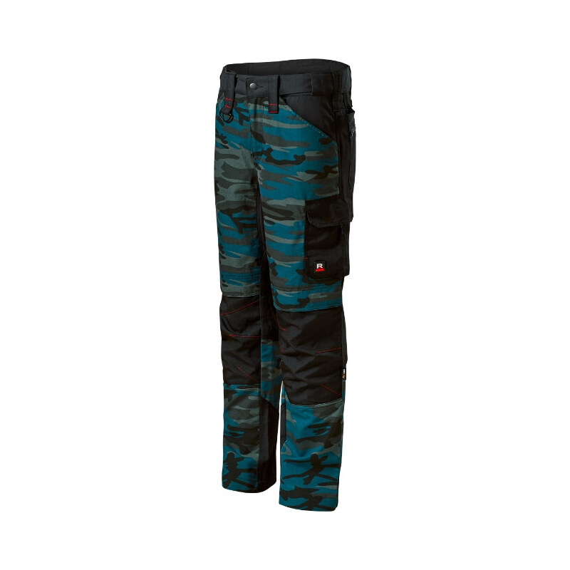 MALFINI, a.s. Vertex Camo pracovné nohavice pánske maskáčové benzínové 62368006