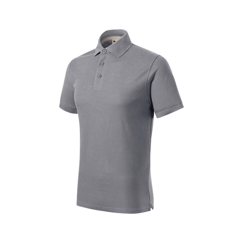 MALFINI, a.s. Pánske polo tričko Prime (GOTS) strieborné 62368030