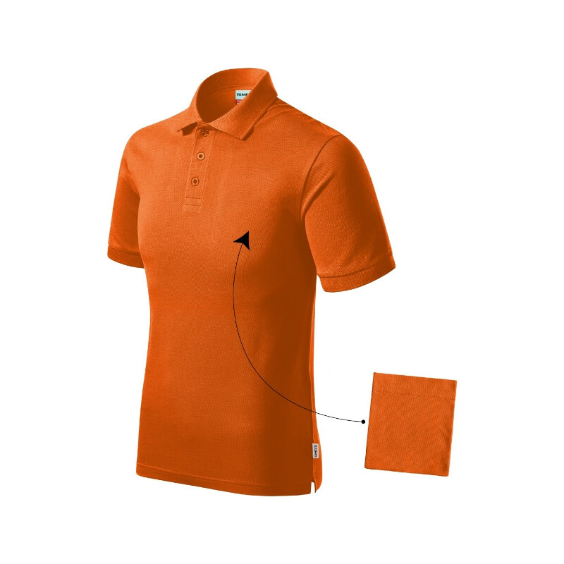 MALFINI, a.s. Resist Heavy Pánska polokošeľa Orange 11 (štítok značky) 62368103