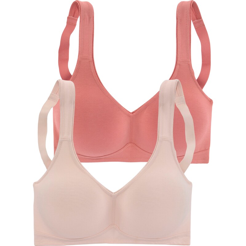 PETITE FLEUR Podprsenka koralová / púdrová 62477023
