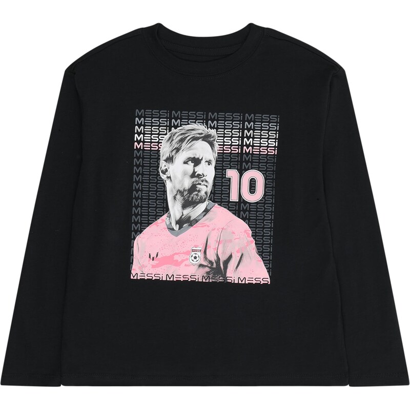 GAP Tričko MESSI sivá / ružová / čierna / biela melírovaná 62530326