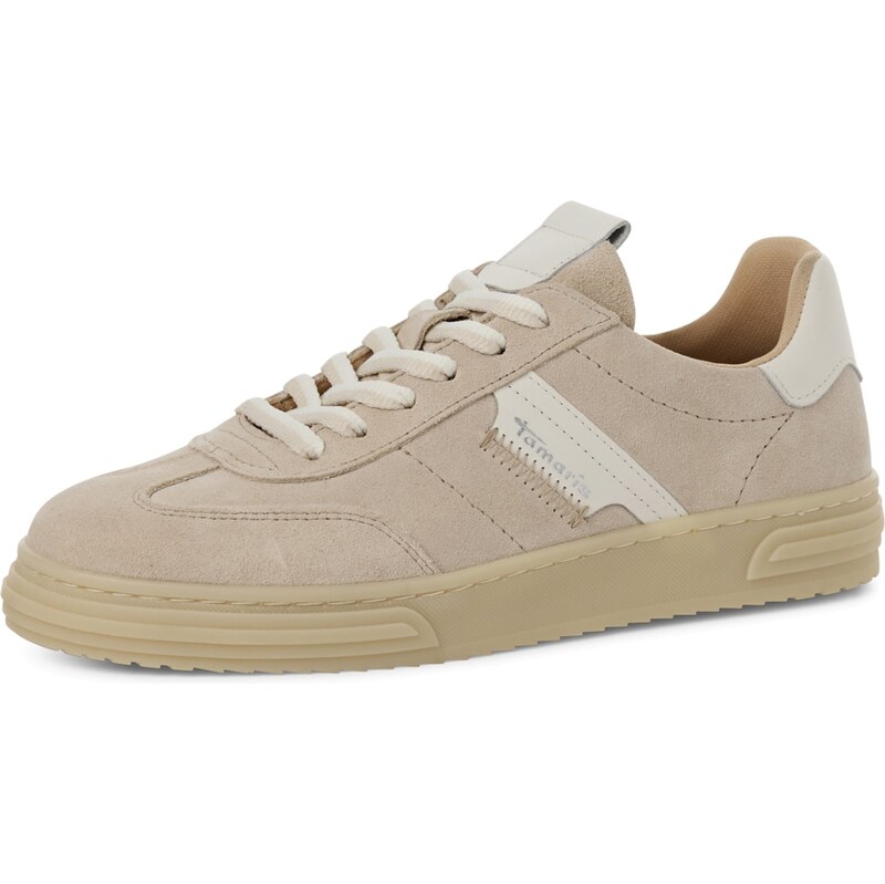 Tamaris Nízke tenisky krémová / svetlohnedá / strieborná 67250990