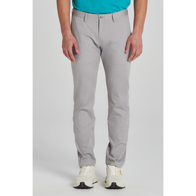 NOHAVICE GANT SLIM SPORTS CHINOS MID GREY 62371597