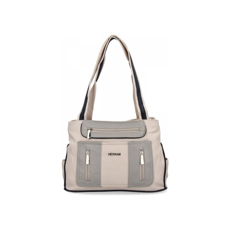 Dámská kabelka shopper bag Hernan béžová 3892-1 62379920