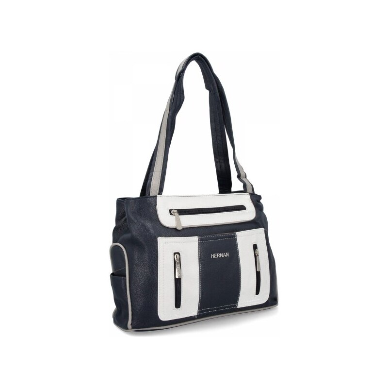 Dámská kabelka shopper bag Hernan tmavo modrá 3892-1 62379921