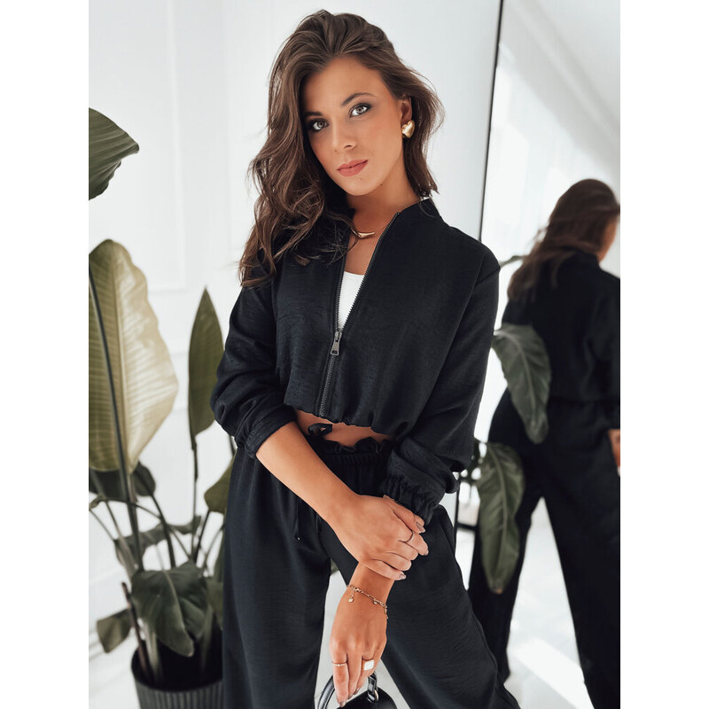 BASIC Čierna bomber mikina MADDISON RY2318 49104443