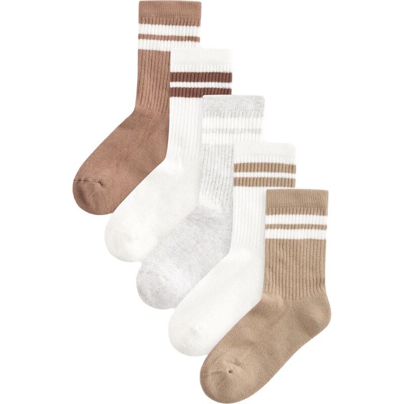 Next Ponožky brokátová / svetlosivá / biela 62385872