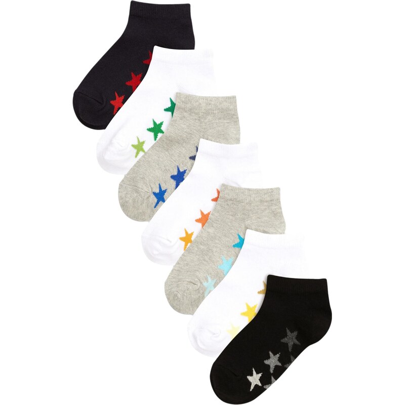 Next Ponožky sivá / červená / čierna / biela 62385916