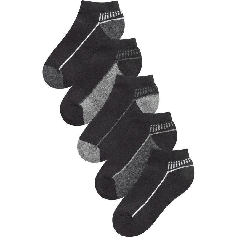 Next Ponožky tmavosivá / sivá melírovaná / čierna 62385927