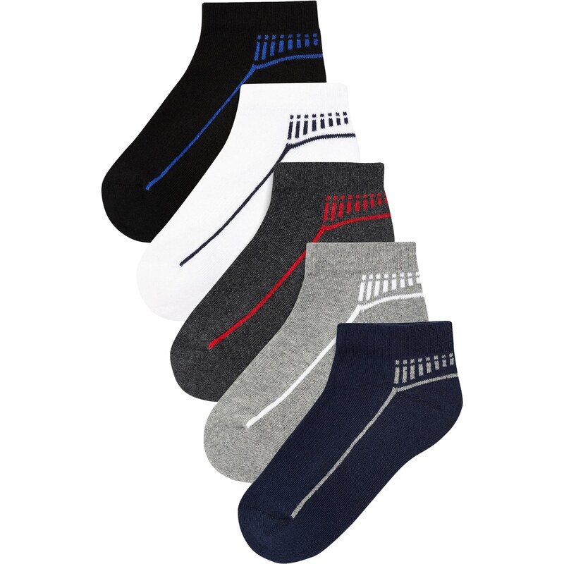 Next Ponožky námornícka modrá / sivá / tmavosivá / čierna / biela 62385923