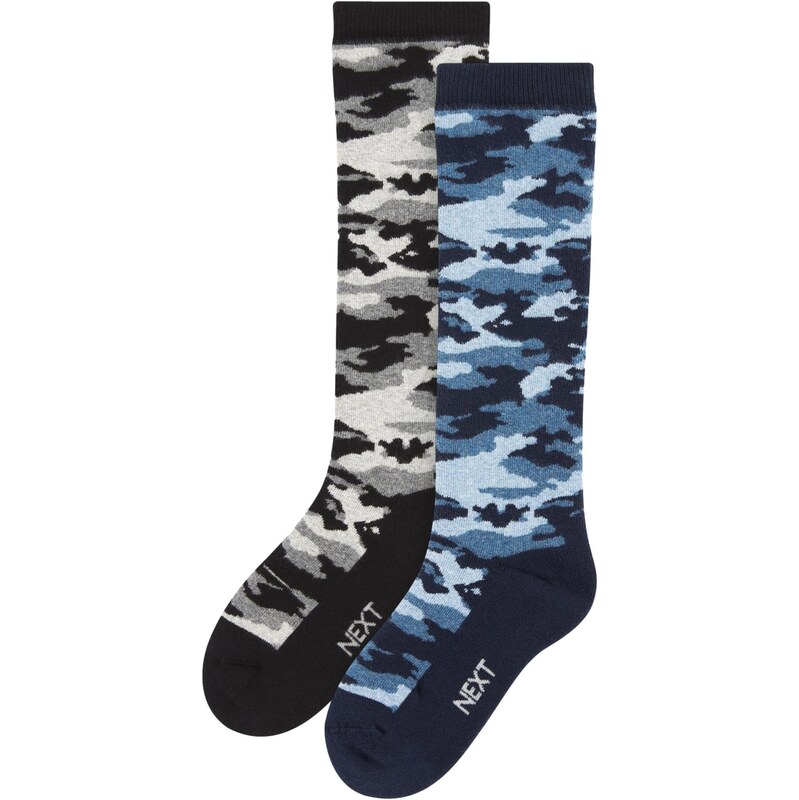 Next Ponožky zafírová / svetlomodrá / tmavosivá / čierna 62385948