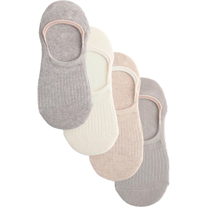 Next Ťapky krémová / béžová melírovaná / sivá melírovaná 64201358