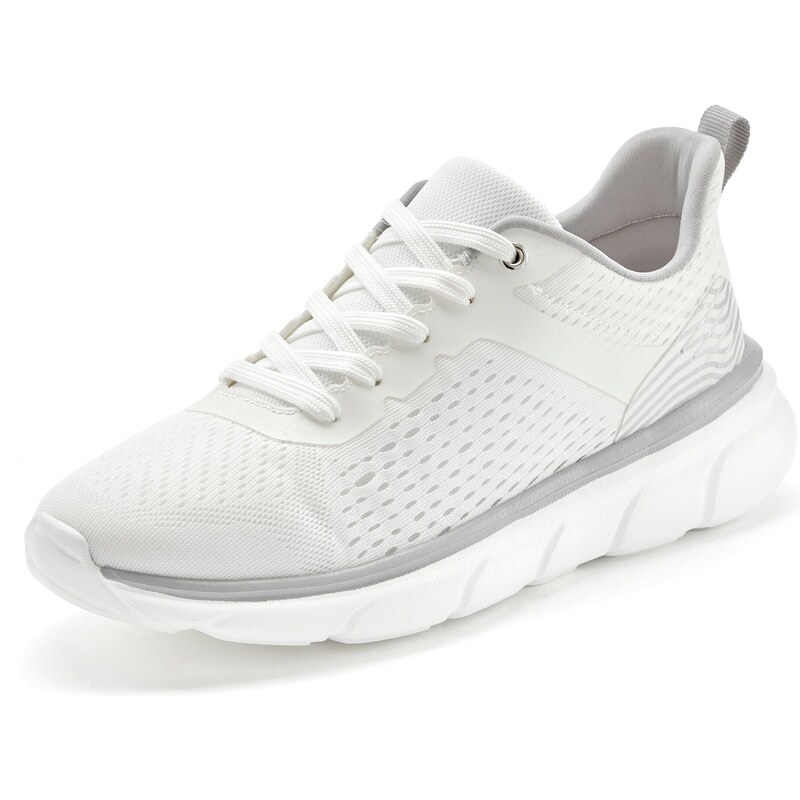 JOHN DEVIN Nízke tenisky svetlosivá / biela 62392548