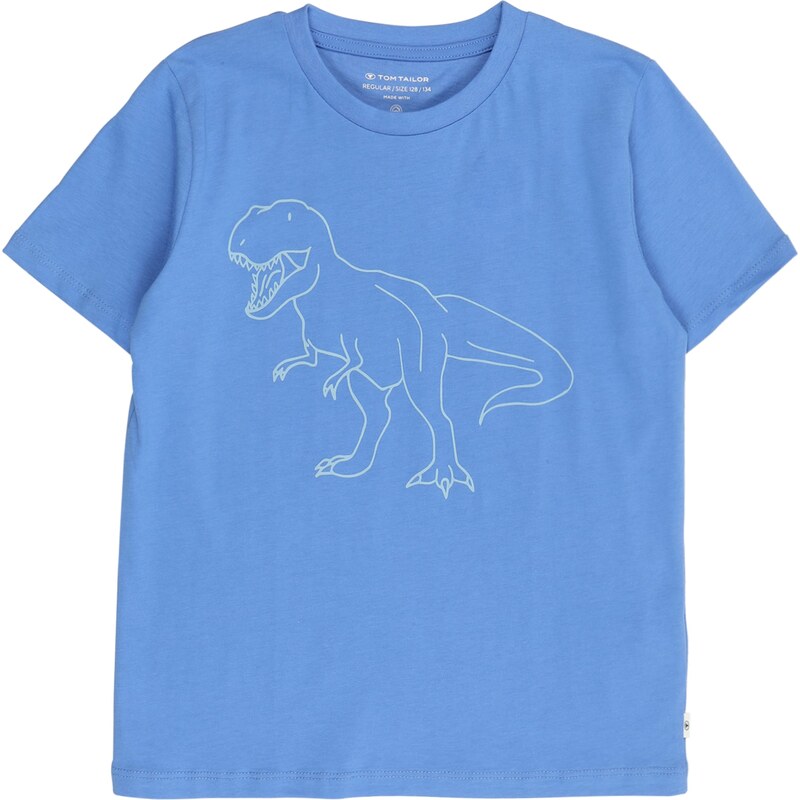 TOM TAILOR Tričko azúrová / pastelovo zelená 62750989