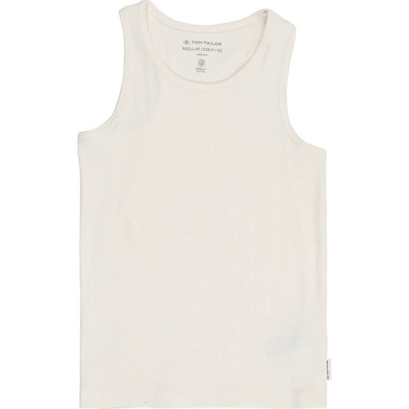 TOM TAILOR Top biela ako vlna 62662700