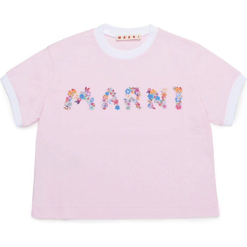 Marni Tričko modrá / oranžová / ružová / biela 63212948