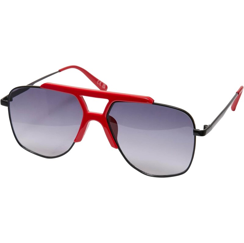 Urban Classics Slnečné okuliare Saint Tropez červená / čierna 63143674