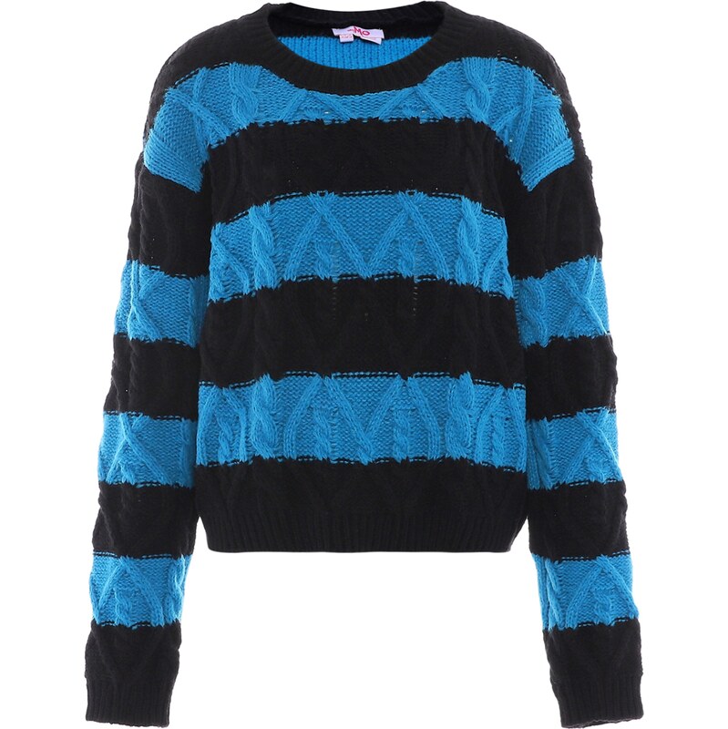 MYMO Sveter kráľovská modrá / čierna 62385405