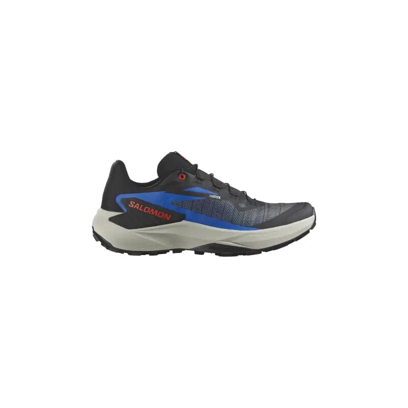 E-shop Salomon Genesis pánska bežecká obuv Black/French Blue/Cherry