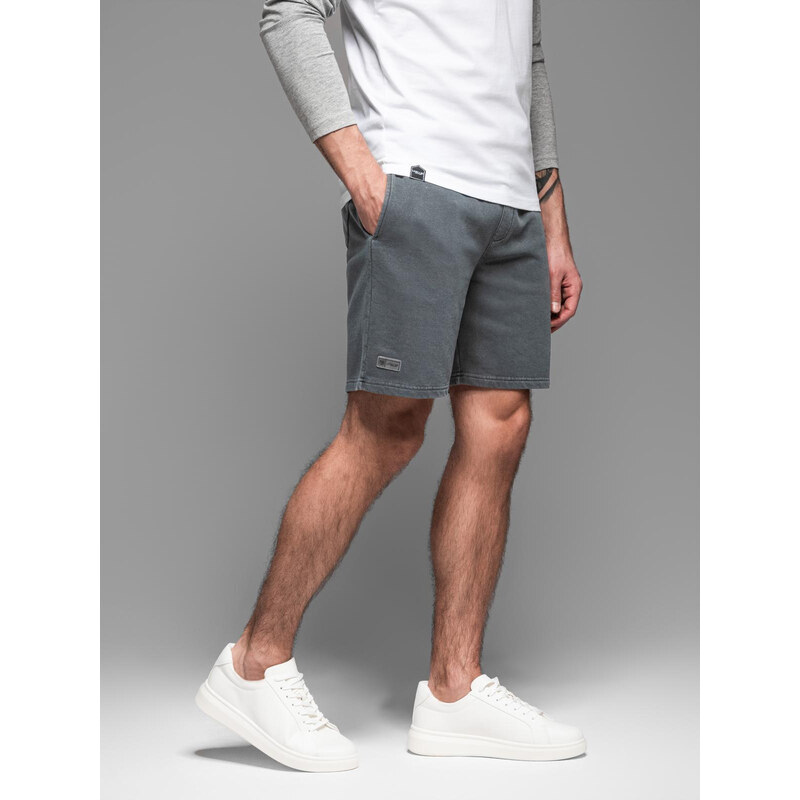 Ombre Mens RELAXED FIT tracksuit short shorts in athleisure style - 64789163