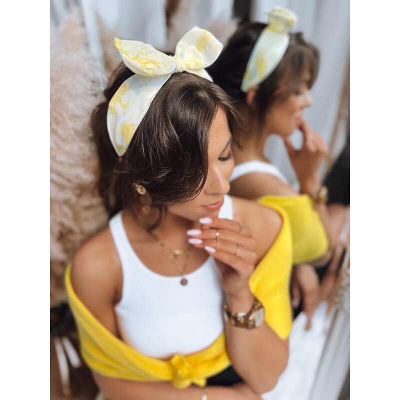 BASIC Žltá dámska čelenka ANDOYA HY0027 42769702